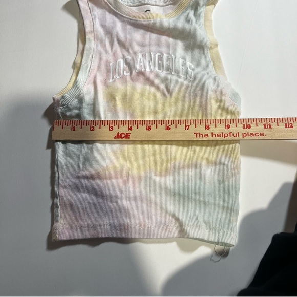Hollister Tie-Dye Tank Top Ribbed “LOS ANGELES” Size XXS - Picture 6 of 6